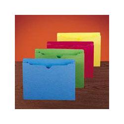 Smead Manufacturing Co. Assorted Color Recycled File Jackets, 2 Ply Tab, 2 Expansion, Letter, 50/Box