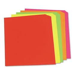 Riverside Paper Assorted Neon Color Poster Board, 22 x 28