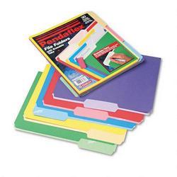 Esselte Pendaflex Corp. Asst. Color Erasable Top Tab Folders, Recycled, Asst. 1/3 Cut Tab, Letter, 30/Pack