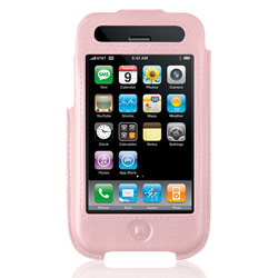 BELKIN COMPONENTS Belkin Formed Leather Case for iPhone - Leather - Pink