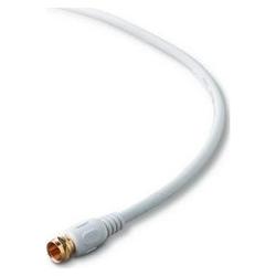 Belkin RG-59 Antenna Cable - 1 x F-connector - 1 x F-connector - 50ft - White