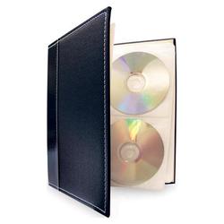 Bellagio-Italia CD/DVD/Blu-Ray Binder Storage System (2 Pack Black)