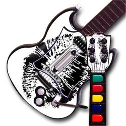 WraptorSkinz Big Kiss Black on White TM Skin fits All PS2 SG Guitars Controllers (GUITAR NOT INCLUDE