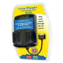 Accessory Power Black iPod FM Transmitter, Car Charger and Cradle For Apple iPod/Touch (Package Includes USB cable )