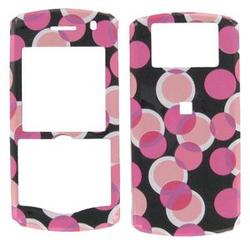 Wireless Emporium, Inc. Blackberry Pearl 8110/8120/8130 Pink Circles Snap-On Protector Case Faceplate