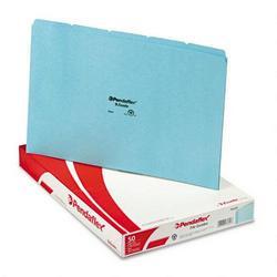 Esselte Pendaflex Corp. Blank Tab File Guides, 25 pt. Blue Pressboard, 1/5 Cut, Legal, 50/Box