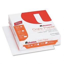 Universal Office Products Bulk Multipurpose Copy Paper, 20 lb., 8 1/2 x 11, Ten 500 Sheet Reams/Carton