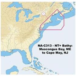 C-MAP USA C-Map Na-C313 Furuno Fp Format Muscongus Bay Cape May Bathy