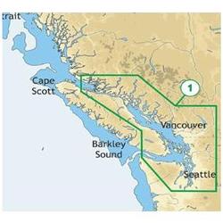 C-MAP USA C-Map Na-C701 C-Card Format Olympia Wa - Port Mcneill Bc
