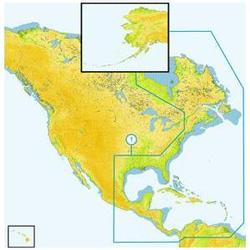 C-MAP USA C-Map Na-M033 C-Card Format Atlantic Coast Gulf Caribbean