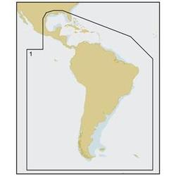 C-MAP USA C-Map Sa-M503 Sd Card Format S America Gulf & Caribbean
