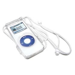 Cables4PC CLEAR CRYSTAL CASE SKIN W/STRAP FOR IPOD NANO2GB/4GB