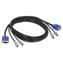 CP Tech/Level One CP TECH All in One PS/2 KVM Cable - 6ft (CP-KVM-MF-06)