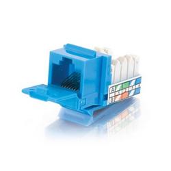 CABLES TO GO Cables To Go Cat. 5e RJ-45 90-Degree Keystone Jack - Network Connector - RJ-45