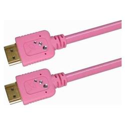 CABLES UNLIMITED Cables Unlimited KaBLING Pink 2 Meter HDMI 1.3 Home Theatre Cable - 1 x HDMI - 1 x HDMI - 6.56ft - Pink
