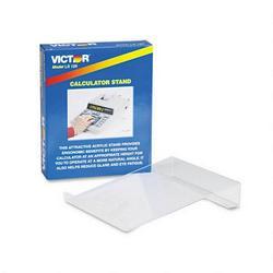 Victor Calculator Stand, Large, 9 1/2w x 12d x 3 1/2h, Clear Acrylic