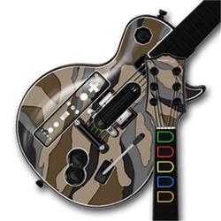 WraptorSkinz Camouflage Brown Skin by TM fits Nintendo Wii Guitar Hero III (3) Les Paul Controller (