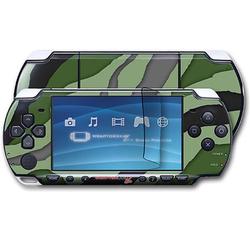 WraptorSkinz Camouflage Green Skin and Screen Protector Kit fits Sony PSP Slim