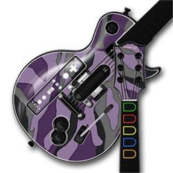 WraptorSkinz Camouflage Purple Skin by TM fits Nintendo Wii Guitar Hero III (3) Les Paul Controller