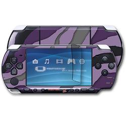 WraptorSkinz Camouflage Purple Skin and Screen Protector Kit fits Sony PSP Slim