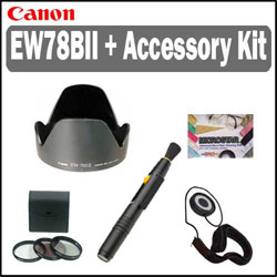 Canon EW78BII Lens Hood for The EF 28-135MM SLR Lens Plus Accessory Kit