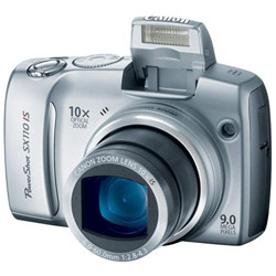 CANON - FOR BUY.COM Canon PowerShot SX110 IS 9 Megapixel Digital Camera w/ 10x Optical Zoom, 3 LCD, ISO 1600, Optical Image Stabilizer - Silver