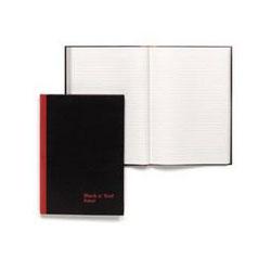 JOHN DICKINSON STATIONERY LTD. Casebound Notebook with Hardcover, Ruled, Black, 8 1/2 x 5 7/8