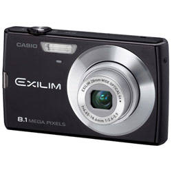 Casio EX-Z150 8 Megapixel Digital Camera w/ 3 LCD, 4x Optical Zoom, Face Detection & YouTube Capture Mode - Black