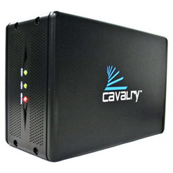 Cavalry Storage Cavalry 2TB Hard Drive - Dual Interface (USB 2.0 & eSATA) 2-bay RAID - External Hard Drive