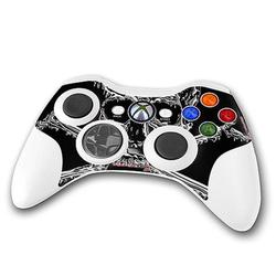 WraptorSkinz Chrome Skull on Black Skin by TM fits XBOX 360 Wireless Controller (CONTROLLER NOT INCL