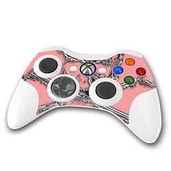 WraptorSkinz Chrome Skull on Pink Skin by TM fits XBOX 360 Wireless Controller (CONTROLLER NOT INCLU