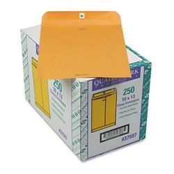 Quality Park Clasp Envelopes, Kraft, 28 lb., 10 x 13, 250/Dispenser