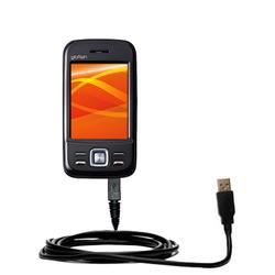 Gomadic Classic Straight USB Cable for the ETEN M750 with Power Hot Sync and Charge capabilities - B