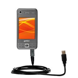 Gomadic Classic Straight USB Cable for the ETEN M800 with Power Hot Sync and Charge capabilities - B