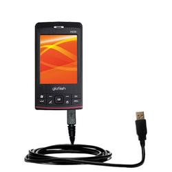 Gomadic Classic Straight USB Cable for the ETEN X600 with Power Hot Sync and Charge capabilities - B
