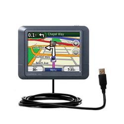Gomadic Classic Straight USB Cable for the Garmin Nuvi 255 with Power Hot Sync and Charge capabilities - Gom