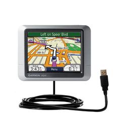 Gomadic Classic Straight USB Cable for the Garmin Nuvi 270 with Power Hot Sync and Charge capabilities - Gom