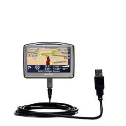 Gomadic Classic Straight USB Cable for the TomTom Go 920T with Power Hot Sync and Charge capabilities - Goma