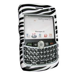 Eforcity Clip On Case for Blackberry Curve 8330, Zebra by Eforcity