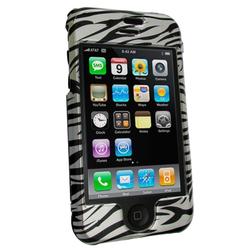 Eforcity Clip On Case w/ Belt Clip for Apple iPhone 1st Gen (NOT for iPhone 3G), Silver Zebra by Eforcity
