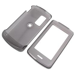 Eforcity Clip On Case w/ Belt Clip for LG AX 830, Clear Smoke by Eforcity