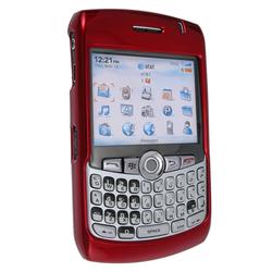 Eforcity Clip-on Case for Blackberry Curve 8300, Red