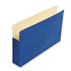 Wilson Jones/Acco Brands Inc. ColorLife® File Pockets, Legal Size, 3 1/2 Expansion, Dark Blue, 25/Box