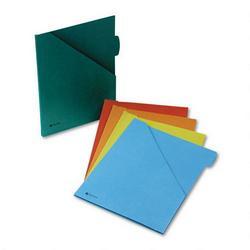 Wilson Jones/Acco Brands Inc. ColorLife® Plus Expand Slash Pocket Jacket, Letter, 1/5 Tab, Asst. Colors, 5/Pack