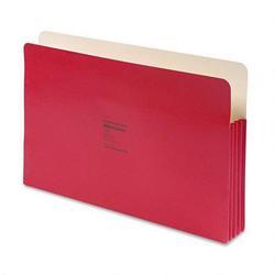 Wilson Jones/Acco Brands Inc. ColorLife® Recyc. File Pockets, Legal Size, 1 3/4 Exp., Red, 25/Box