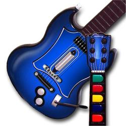 WraptorSkinz Colorburst Blue TM Skin fits All PS2 SG Guitars Controllers (GUITAR NOT INCLUDED)s
