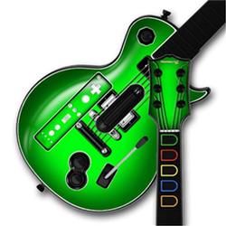 WraptorSkinz Colorburst Green Skin by TM fits Nintendo Wii Guitar Hero III (3) Les Paul Controller (