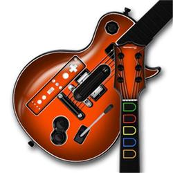 WraptorSkinz Colorburst Orange Skin by TM fits Nintendo Wii Guitar Hero III (3) Les Paul Controller