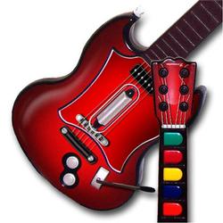 WraptorSkinz Colorburst Red TM Skin fits All PS2 SG Guitars Controllers (GUITAR NOT INCLUDED)s
