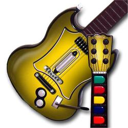 WraptorSkinz Colorburst Yellow TM Skin fits All PS2 SG Guitars Controllers (GUITAR NOT INCLUDED)s